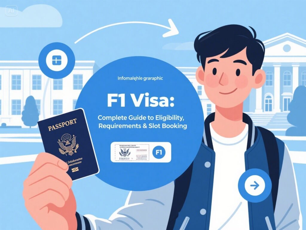 F1 visa Eligibility and slot booking
